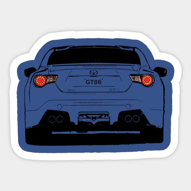 Toyota GT 86 Sticker by benhonda2